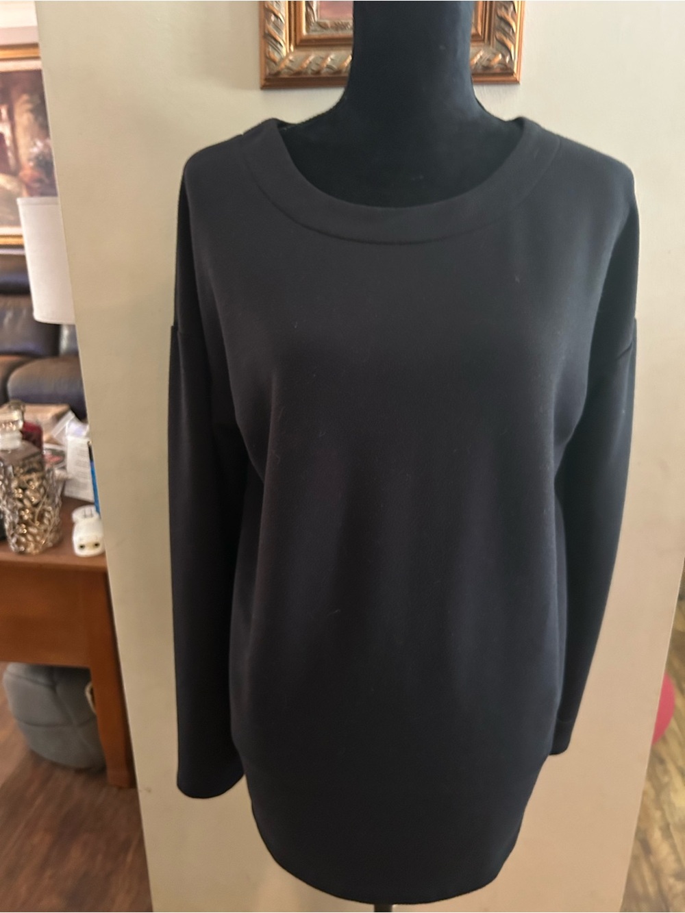 Banana Republic Women's Black Long Sleeve Pullover Tunic